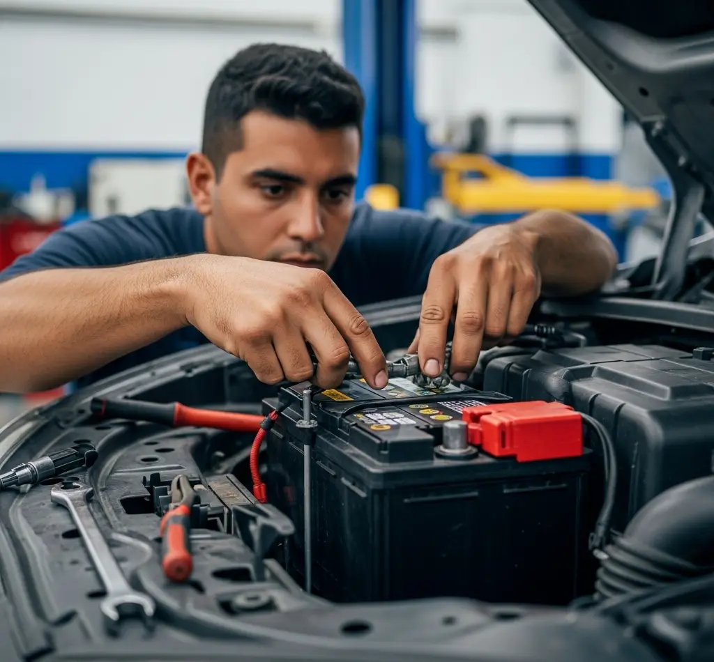 Yerinde Akü Takviyesi Nedir? Mersin’de 7/24 Acil Akü Hizmeti Hakkında Her Şey gönderisinin resmi.